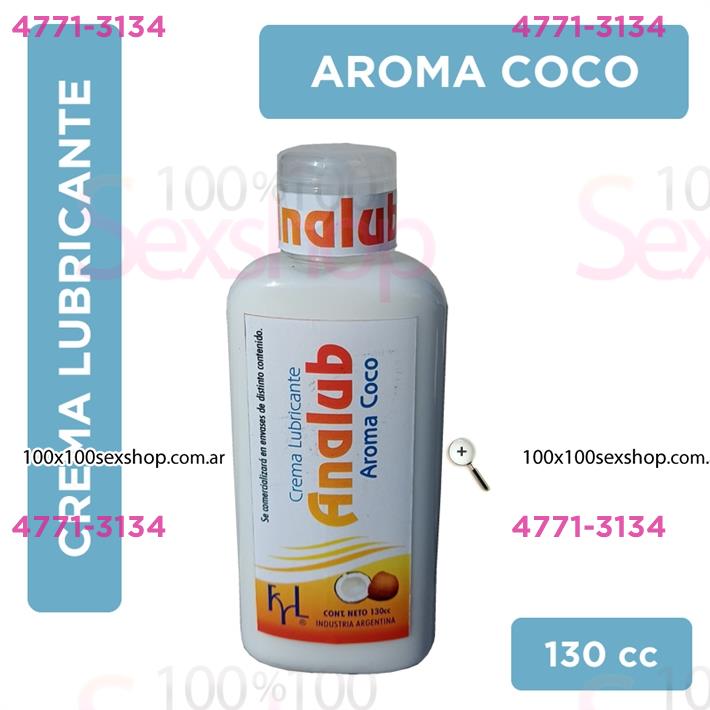 Cód: CA CR ANAL COCO - Crema anal aroma a coco 130ml - $ 11300